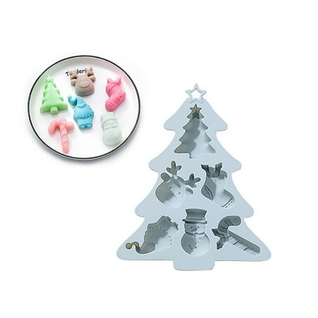 

EUBUY Christmas Silicone Baking Mould Fudge Chocolate Butter Jelly Cookies Candy Hand Soap Non-Stick Cake Pastry Baking Tools for Wedding Anniversary Holiday Family Party