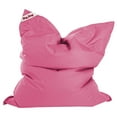 thumbnail image 1 of Gouchee Home Big Bag Brava Pink Bean Bag Chair – Water-Repellent Polyester with Polystyrene Bead Filling, Oversized Lounge Seating for Bedroom, Living Room or Dorm, Suitable for Adults and Teens, 1 of 3