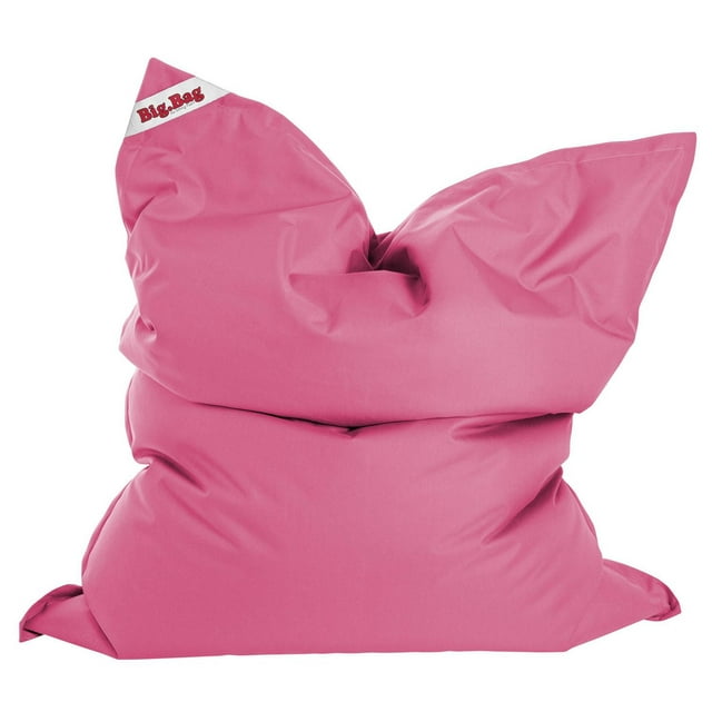 Gouchee Home Big Bag Brava Pink Bean Bag Chair – Water-Repellent Polyester with Polystyrene Bead Filling, Oversized Lounge Seating for Bedroom, Living Room or Dorm, Suitable for Adults and Teens
