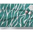 thumbnail image 3 of Soimoi Poly Georgette Fabric Heart,Dot & Leaves Printed Fabric 1 Yard 42 Inch Wide, 3 of 3