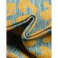 thumbnail image 4 of Unique Loom Outdoor Safari Collection Area Rug - Leopard (3' Round Blue Yellow/Blue), 4 of 7
