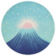 thumbnail image 3 of Ryvnso Mountain Night View Round Plate Mats Dining Table Placemat Set of 4 for Holiday Decoration, 3 of 7