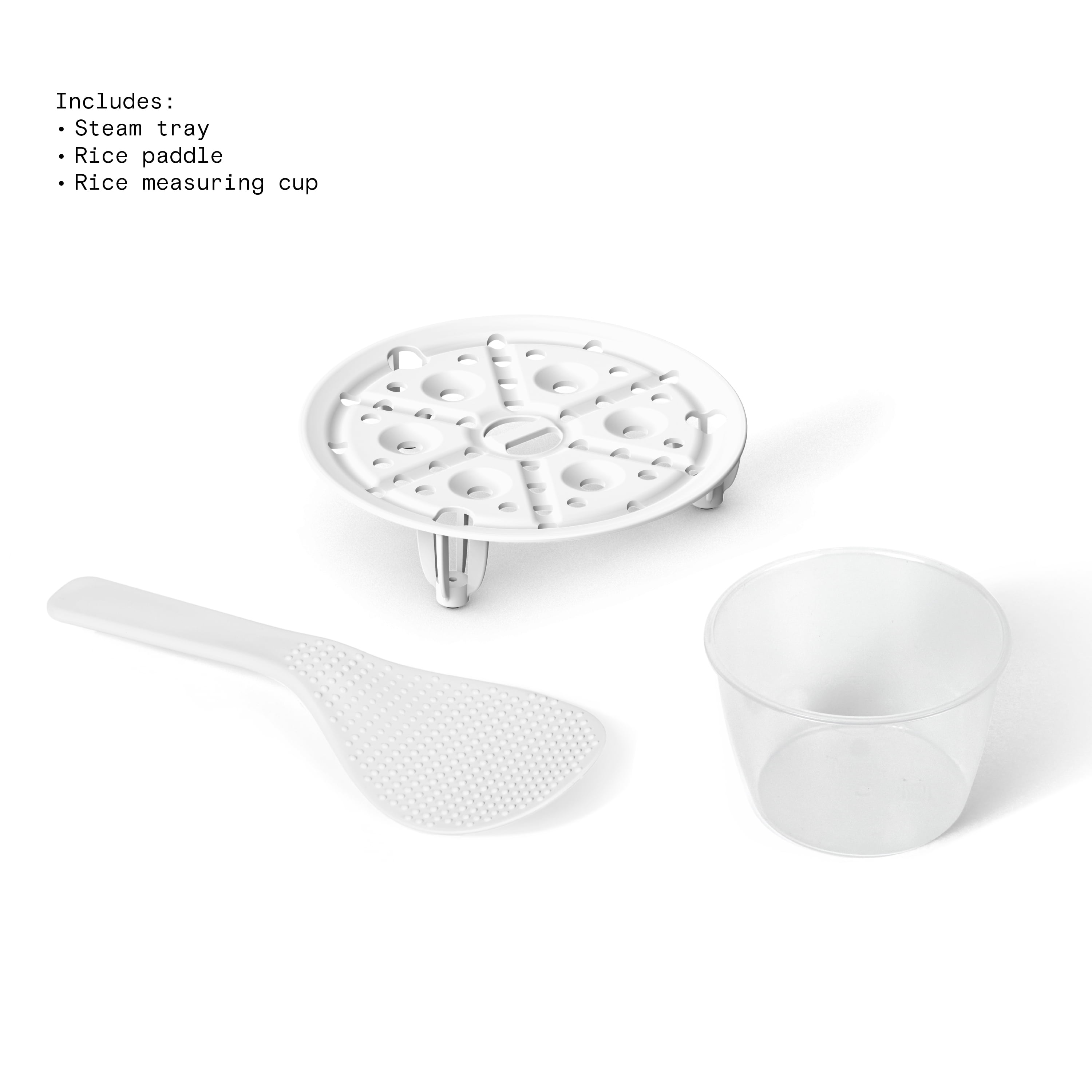 Beautiful 6-Cup Cooked, 3-Cup Uncooked Digital Electric Rice and Grain Cooker with Glass Lid, Porcini Taupe by Drew Barrymore
