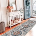 thumbnail image 2 of Hallway Washable Runner Rug - 2x7 Kitchen Rugs Entryway Vintage Soft Floor Mat Non Slip Indoor Farmhouse Carpet For Bathroom Living Room Bedroom (2 X 7  Brick), 2 of 6