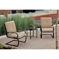thumbnail image 3 of Outdoor Expressions 3-Piece Motion Chat Set TJF-P026 - Steel Frame, Cushions - 3 Piece Set, 3 of 9
