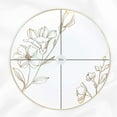 thumbnail image 3 of PLASTICPRO 9” White & Gold Disposable Plates Floral Fancy Plastic Plates, 10-Pack, 3 of 7