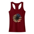 thumbnail image 4 of Dyegold 4th Of July Tank Tops For Women Summer Sleeveless American Flag Shirt Loose Casual Patriotic Graphic Tee Tops Tshirt, 4 of 4