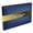 Bule, variant on 7 Ring Executive Check Binder with Zipper Pouch, Padded Textured Premium Leatherette Cover, for 9" x 13" 3 Per Page Business Checks, 600 Check Capacity Checkbook Holder (Blue)