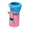 thumbnail image 3 of Vaso y soporte para cepillos de dientes, soporte para cepillos de dientes para niños, montaje en pared, multiusos para niños, juego de almacenamiento azul rosa, 3 of 8