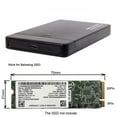 thumbnail image 4 of Chenyang CY USB-C Type-C to 20+6Pin Thinkpad X1 Carbon SATA SSD Hard Disk Case Enclosure Enclosure, 4 of 7