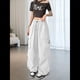 thumbnail image 4 of Pantalones Cargo para Mujer, Pantalones Casuales de Senderismo, Pantalones Holgados Y2K de Cintura Alta con Múltiples Bolsillos M, 4 of 7