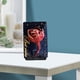 thumbnail image 4 of Decoración de flores de cerámica Flor artificial hecha en 3D para el pasillo para hogar Sala de Dormitorio Oficina Decoración Pequeño carmesí BLESIY estatua de rosa, 4 of 8