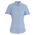 thumbnail image 3 of Brook Taverner Womens Soave Short Sleeve Poplin Shirt, 3 of 3