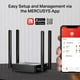thumbnail image 2 of Router Wi-Fi 6 TP-Link Mercusys Blanco 802.11ax AX1500 con Puertos Gigabit y Antenas de Alta Gananci, 2 of 6
