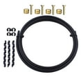 thumbnail image 3 of Bike Hydraulic Disc Brake Hose Olive Insert 3M Length Brake Hose Black, 3 of 8