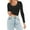 Black A, variant on Fulijie Womens Tops,Womens Fashion Summer Short Sleeve Cute Crop Tops Casual Basic Crewneck Slim Fit T Shirts