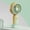 Cat-Green, variant on Cute Mouse-Shaped Handheld Fan With USB Rechargeable Battery – Portable Mini Personal Cooling Fan for Travel, Office & Home Use