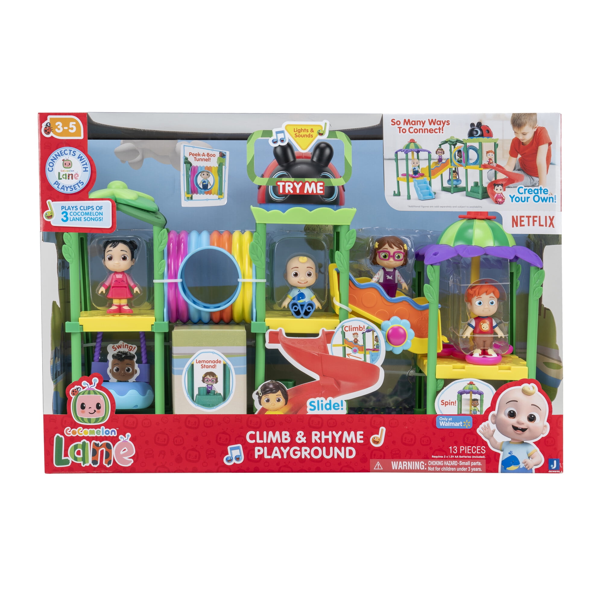 CoComelon Lane Climb & Rhyme Playground Playset