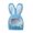 Bleu Ciel, variante sur Hearth & Gear Tenues de Lapin de Pâques Oie de Porche pour Statue d'Oie en Ciment Vêtements Chapeau d'Oreille de Lapin pour Fête de Pâques Jardin Extérieur Décorations de Fête pour Animaux Collier Laisse