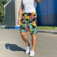 thumbnail image 6 of Tideii Angry Shark Pattern Print Men's Short Pajama Pants, Elastic Pocket Summer Pajama Pants Sleepwear, Lounge Pants-X-Large, 6 of 6