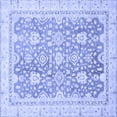 thumbnail image 1 of Ahgly Company Indoor Square Oriental Blue Traditional Area Rugs, 7' Square, 1 of 4
