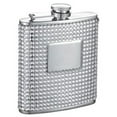 thumbnail image 1 of Visol VF5053 Fiole de Hanche en Acier Inoxydable Bling Blanc de 6 Oz, 1 of 1