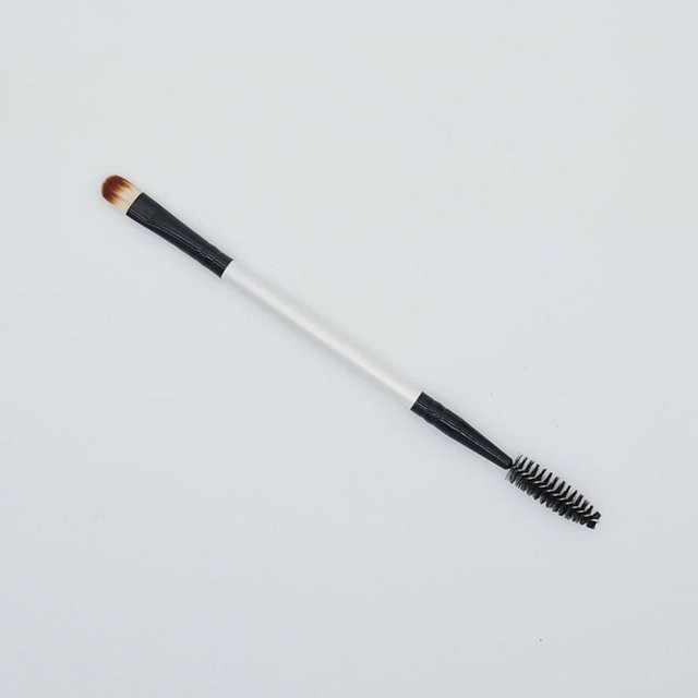 Pincel de maquillaje, aplicador de pincel de pestañas, sombra de ojos de doble punta, herramienta cosmética de maquillaje
