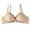 Khaki, variant on LLYWEY Push Up Bras for Women Open Front Snap Closure Bras for Older Women Wireless Padded Bralette