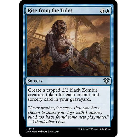 MtG Commander Masters Uncommon Rise from the Tides #117