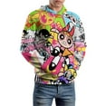 thumbnail image 7 of The Powerpuff Girls Unisex Sweatshirts Loose Pullover Sweater Hooded Hoodie 3D Printing Jacket Winter Fall Clothes 6XL, 7 of 7