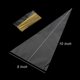 thumbnail image 2 of Cone Cellophane Bags,5x10 Inches 200 PCS Plastic Popcorn Cone Bags for Party, Clear Cone Shaped Treat Bags with Twist Ties, 2 of 4