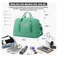 thumbnail image 2 of Maleta Gym Deportiva Mujer Con Mochila Y Bolso Extra Pequeño Green, 2 of 3