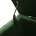 thumbnail image 6 of GDF Studio Rupert Upholstered Storage Ottoman Bench, Forest Green Velvet, Matte Black, 6 of 13