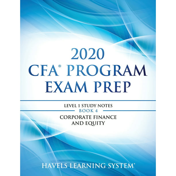 2020 Cfa Level 1 Exam Prep 2020 CFA Program Exam Prep