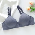 thumbnail image 2 of Ahuyic Summer Womens Bras,Plus Size Bras for Women,Women's Daily Adjustable Underwear Gathered Thin Bra Without Steel Ring, 2 of 4
