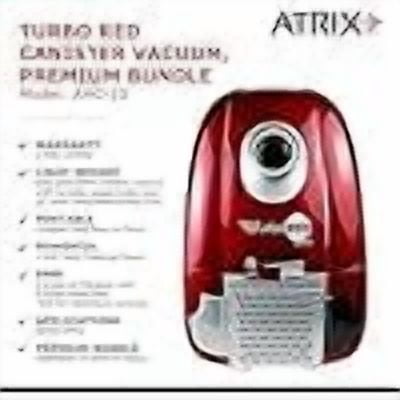 Atrix AHC Turbo Red HEPA 6-Quart Canister Vacuum, Premium Bundle