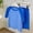 Blue, variant on Boy's Short Sleeved Running Suit Casual Quick Drying Clothes Summer T Shirt Shorts Two Piece Set Kids Spring Outfits for Boys 9-10 Years