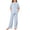 Blue Stripes, variant on Arshiner Pajamas for Girls Short Sleeve Long Pants Outfit 2 Piece Sleepwear Button Pjs Sets