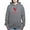 Graphite Gray, variant on CafePress - Delta Chi Vertical Red Logo Sweatshirt - Pullover Hoodie, Classic & Comfortable Hooded Sweatshirt