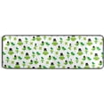 thumbnail image 5 of SKYSONIC 2'X6' Saint Patrick's Day Owl Runner Rug with Rubber Backing, Cute Owl Birds Non Slip Entryway Rug Runner Washable Soft Area Rug Carpet for Hallway Bedroom Kitchen Decor, 5 of 6