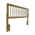 Castle Place Contemporary Full/Queen Wooden Spindle Headboard, Light