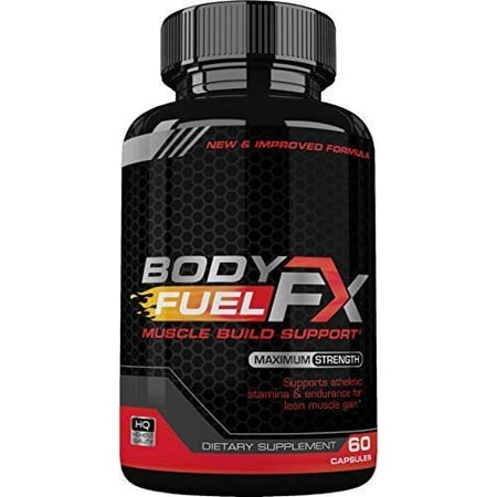 Body Fuel FX Muscle Build Support - Breakthrough NO Booster for Size - Endurance and (Best Way To Build Muscle Endurance)
