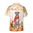 thumbnail image 2 of Happy Thanksgiving Great Dane with Turkey Pumpkins Autumn Vibes Hawaiian Shirt Breathable Summer Unisex Merch Danes Dog Lover Gifts - 12018, 2 of 6