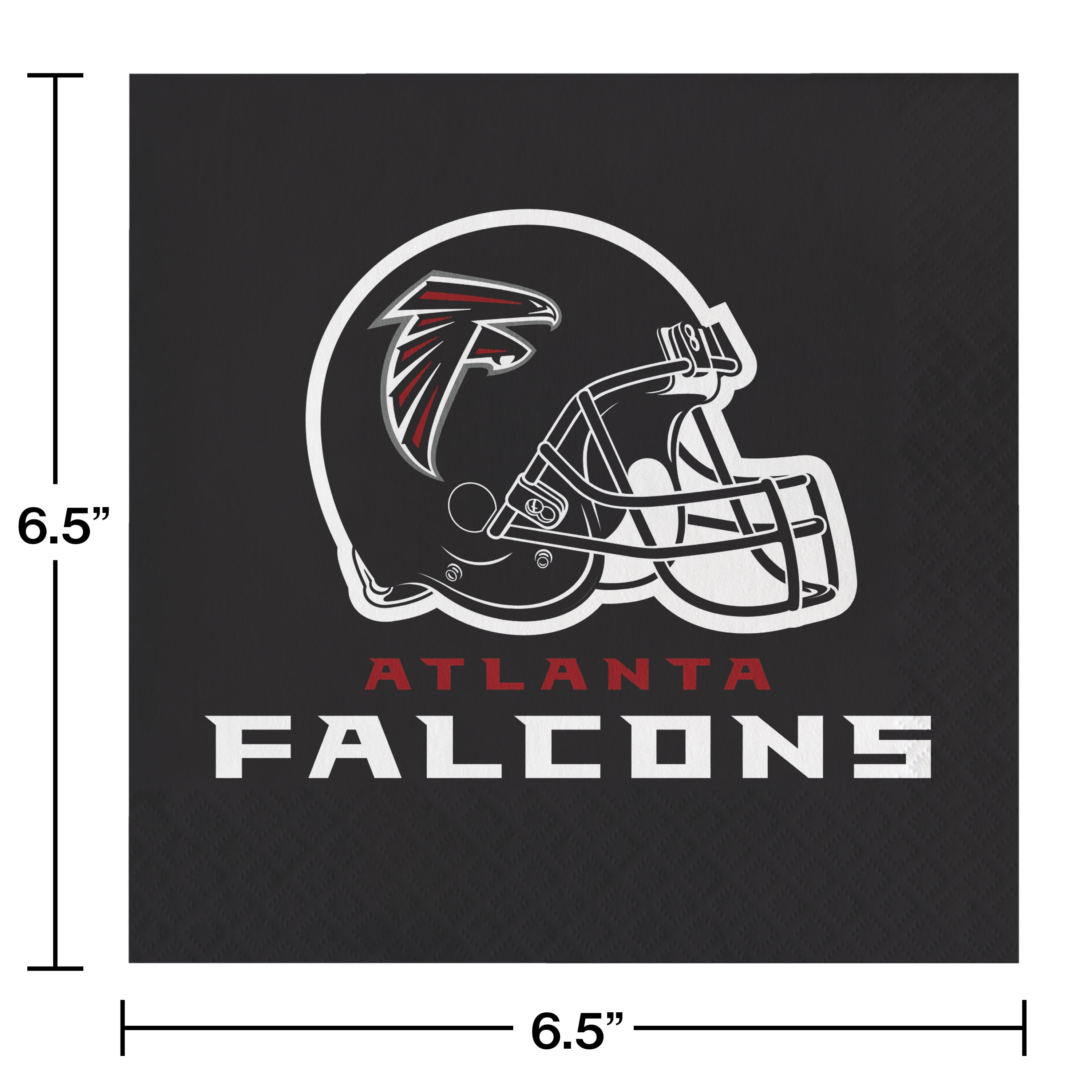 Creative Converting 8 Count Atlanta Falcons Paper Dessert Plates