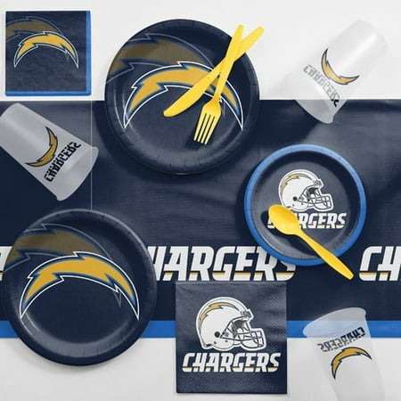 Los Angeles Chargers Game Day Party Supplies Kit