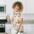 thumbnail image 4 of Red Mushroom Frog Light Pattern Kids Aprons for Girls and Boys,Adjustable Neck Strap Toddler Aprons for Kids Cooking Baking, 4 of 6