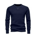 thumbnail image 1 of Ceisia Men Solid Color Long Sleeve Stand Up Collar Button Casual Gift Daily Outdoor Fashion Hoodie Top, 1 of 9