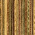 thumbnail image 1 of Ahgly Company Indoor Square Abstract Brown Modern Area Rugs, 4' Square, 1 of 4