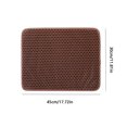 thumbnail image 3 of Feledorashia 18x12 inch Cat Litter Mat Kitty Litter Trapping Mat, Honeycomb Double Layer Urine Waterproof, Easy to Clean, Litter Box Mat Scatter, Pet Friendly for Soft on Paws, Non-Slip, 3 of 8