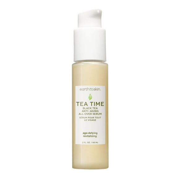 Serum Earth To Skin Tea Time, té negro, reafirmante e hidratante, 60 ml